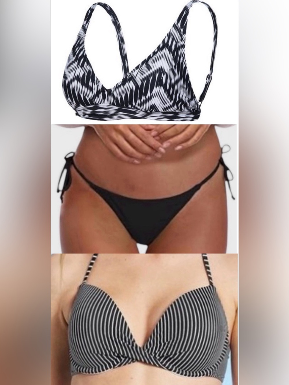 3pc SWIM MASHUP NWT- Arena ‘Emma’ Bodylift Top, OP String Bottom & FREE 2nd Top